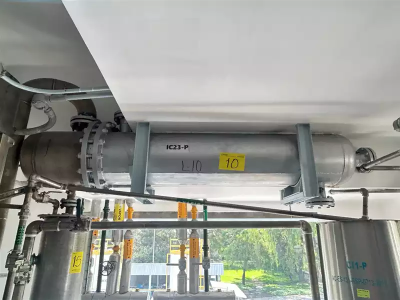 CE Horizontal tube heat exchanger in stainless steel, shell and tube heat exchanger type